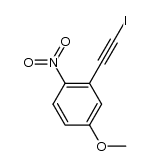 5-methoxy-2-nitro-1-[2-iodoethynyl]benzene结构式
