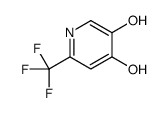 5-hydroxy-2-(trifluoromethyl)-1H-pyridin-4-one Structure