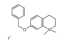 7-(Benzyloxy)-1,1-dimethyl-1,2,3,4-tetrahydroquinolinium iodide结构式