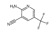 2-amino-5-(trifluoromethyl)pyridine-3-carbonitrile Structure