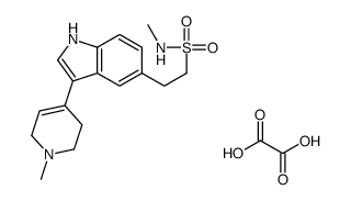 N-methyl-2-[3-(1-methyl-3,6-dihydro-2H-pyridin-4-yl)-1H-indol-5-yl]ethanesulfonamide,oxalic acid结构式