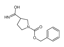 (R)-1-CBZ-3-PYRROLIDINECARBOXAMIDE Structure