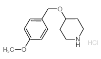 4-[(4-Methoxybenzyl)oxy]piperidine hydrochloride Structure