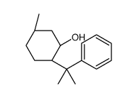 (1R,2S,5S)-5-methyl-2-(2-phenylpropan-2-yl)cyclohexan-1-ol结构式