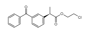 (R)-ketoprofen chloroethyl ester结构式