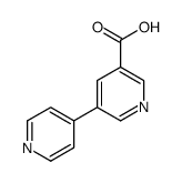 5-(pyridin-4-yl)pyridine-3-carboxylic acid结构式
