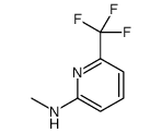 2-甲基氨基-6-三氟甲基吡啶结构式