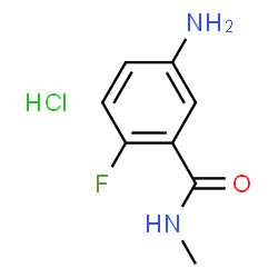 5-amino-2-fluoro-N-methylbenzamide hydrochloride Structure