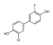 4-(3-chloro-4-hydroxyphenyl)-2-fluorophenol Structure