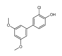 2-chloro-4-(3,5-dimethoxyphenyl)phenol Structure