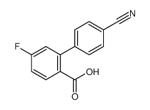 2-(4-cyanophenyl)-4-fluorobenzoic acid Structure