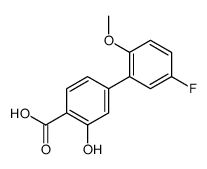 4-(5-fluoro-2-methoxyphenyl)-2-hydroxybenzoic acid Structure