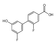 3-fluoro-4-(3-fluoro-5-hydroxyphenyl)benzoic acid结构式