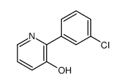 2-(3-chlorophenyl)pyridin-3-ol结构式