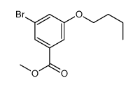 Methyl 3-bromo-5-butoxybenzoate Structure