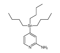 4-(tributylstannyl)pyridin-2-amine Structure