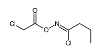 [(Z)-1-chlorobutylideneamino] 2-chloroacetate结构式