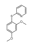 2-[(2,4-dimethoxyphenyl)thio]pyridine结构式