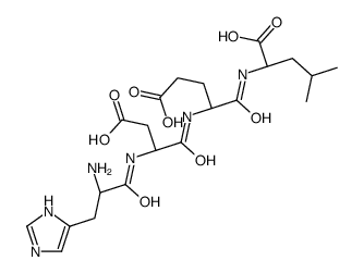 histidyl-aspartyl-glutamyl-leucine structure