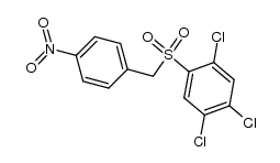 1,2,4-trichloro-5-((4-nitrobenzyl)sulfonyl)benzene Structure