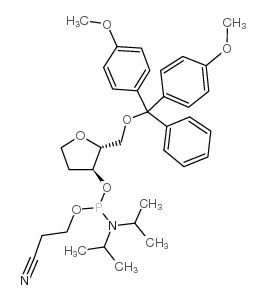 5'-O-DMT-双脱氧核糖单体结构式