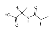 D-Alanine, N-(2-methyl-1-oxopropyl)- (9CI) structure