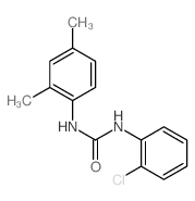 Urea,N-(2-chlorophenyl)-N'-(2,4-dimethylphenyl)- Structure