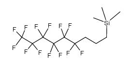 4,4,5,5,6,6,7,7,8,8,9,9,9-tridecafluoro-1-(trimethylsilyl)nonane Structure