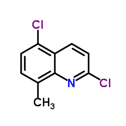2, 5-Dichloro-8-methylquinoline Structure