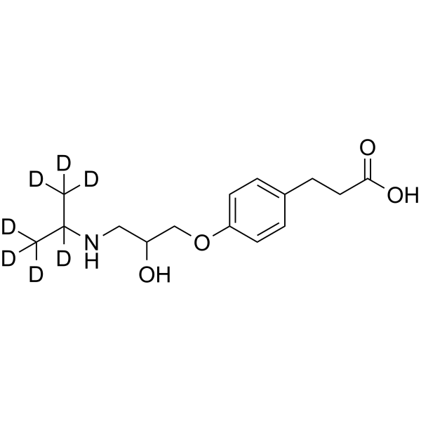 Esmolol Acid-d7 Structure