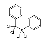 (1,1,2,2-tetrachloro-2-phenylethyl)benzene Structure