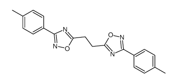 3-(4-methylphenyl)-5-[2-[3-(4-methylphenyl)-1,2,4-oxadiazol-5-yl]ethyl]-1,2,4-oxadiazole Structure