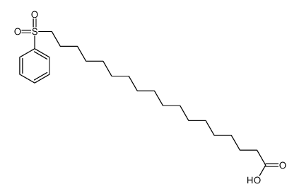 18-(benzenesulfonyl)octadecanoic acid Structure