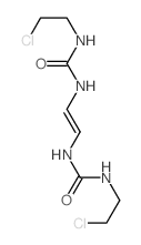 3,3-trans-Vinylenebis(1-(2-chloroethyl)urea)结构式