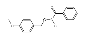 p-methoxybenzyl N-chlorobenzohydroxamate结构式