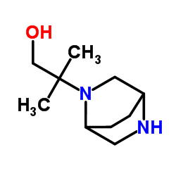 2-(2,5-Diazabicyclo[2.2.2]octan-2-yl)-2-Methylpropan-1-ol结构式