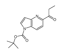 tert-butyl 5-propionyl-1H-pyrrolo[3,2-b]pyridine-1-carboxylate structure