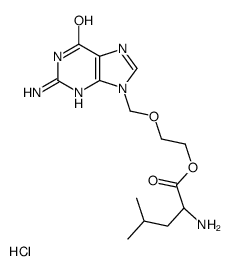Acyclovir L-Leucinate Structure