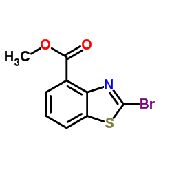 Methyl 2-bromobenzo[d]thiazole-4-carboxylate structure