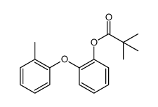 2-(o-tolyloxy)phenyl pivalate Structure