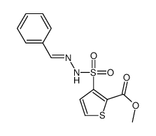 methyl 3-[(benzylideneamino)sulfamoyl]thiophene-2-carboxylate结构式