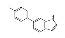 6-(4-Fluorophenyl)-1H-indole Structure