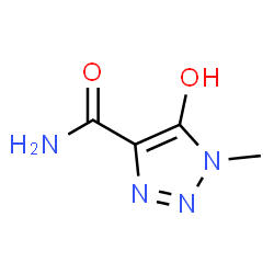 1H-1,2,3-Triazole-4-carboxamide,5-hydroxy-1-methyl-(9CI)结构式