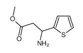 3-氨基-3-(2-噻吩)丙酸甲酯结构式