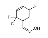 (E)-1-(6-Chloro-3,6-difluoro-2,4-cyclohexadien-1-yl)-N-hydroxymet hanimine结构式