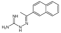 2-(1-naphthalen-2-ylethylideneamino)guanidine结构式