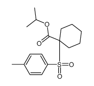 propan-2-yl 1-(4-methylphenyl)sulfonylcyclohexane-1-carboxylate Structure