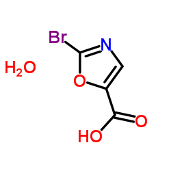 2-Bromooxazole-5-carboxylic acid hydrate Structure