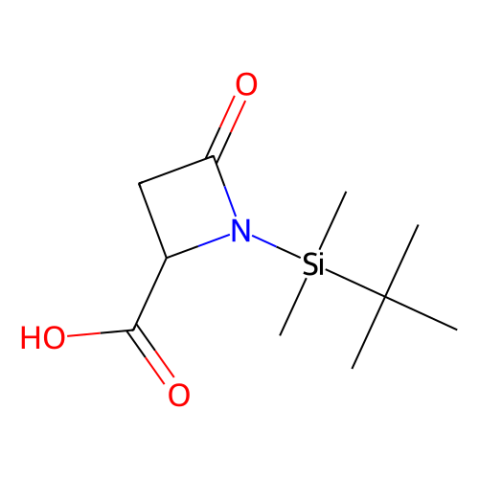 (2R)-1-(tert-butyldimethylsilyl)-4-oxoazetidine-2-carboxylic acid Structure