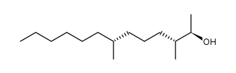 (2R,3R,7R)-3,7-dimethyl-2-tridecanol结构式